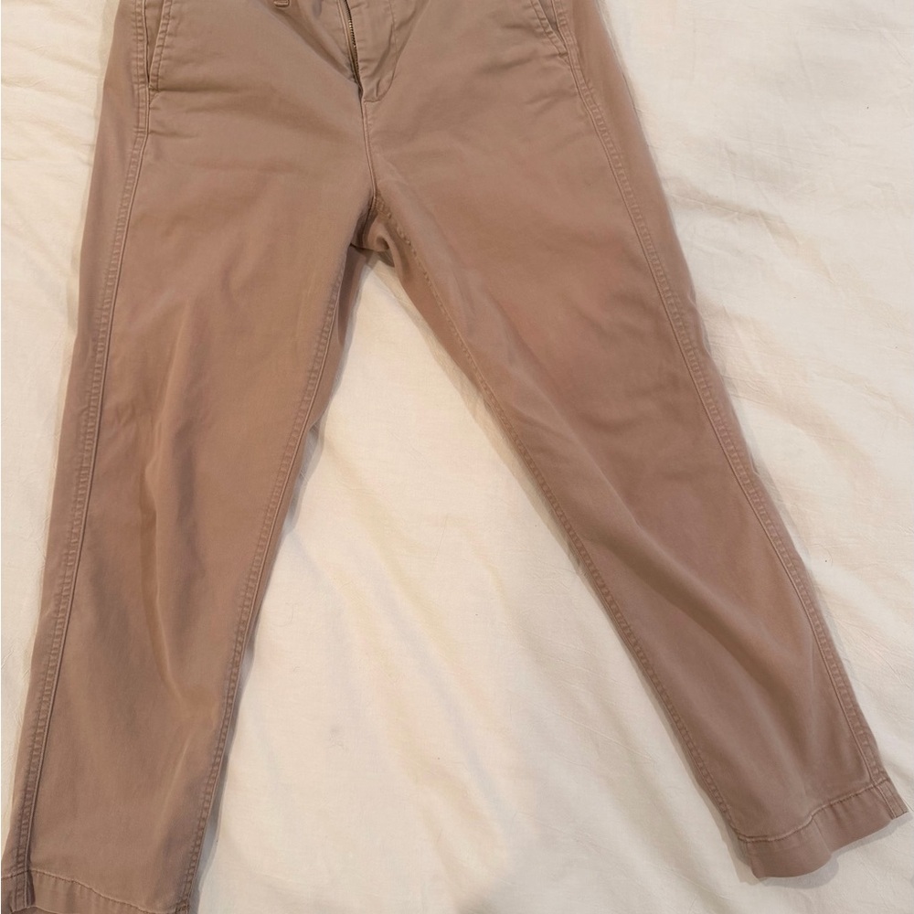 J. Crew Factory Girlfriend Khaki Chinos - Picture 2 of 5